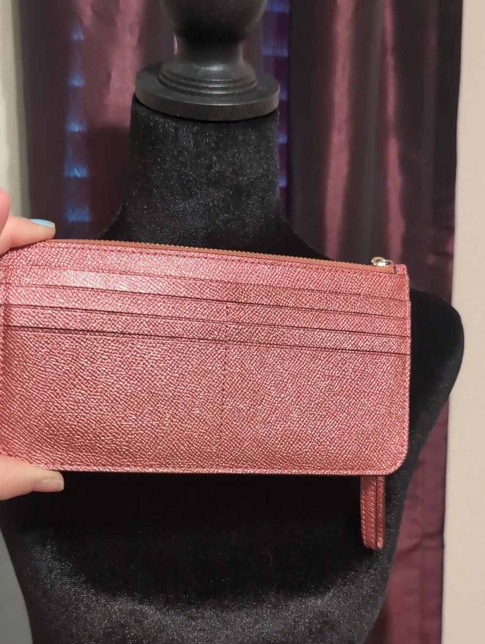 Coach wristlet shimmering